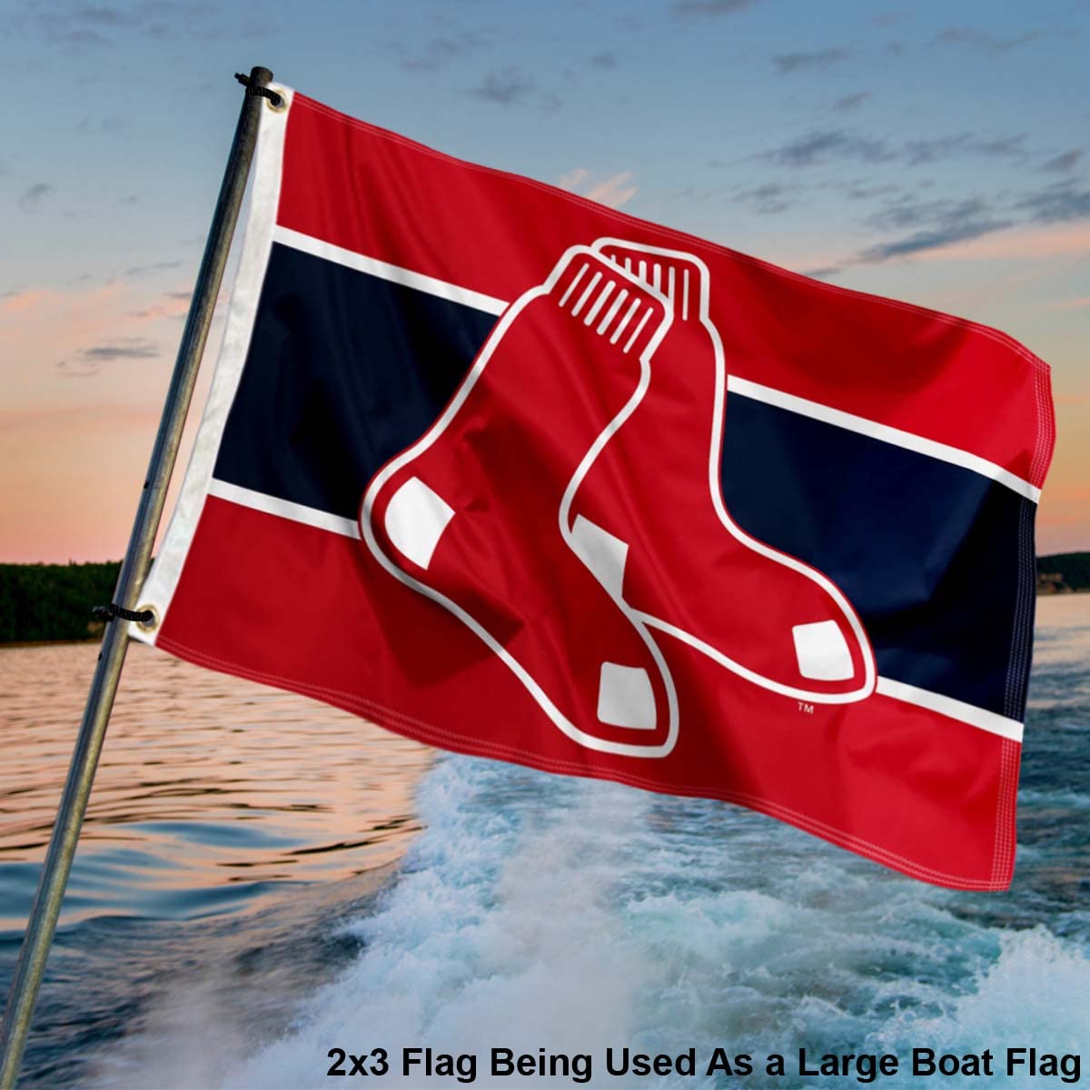 WinCraft Boston Red Sox 2x3 Foot Small Flag - Sports Collectibles, Sports Memorabilia, Sports Fan Shop, Sports Gifts