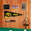 College Flags & Banners Co. Hawkeyes Pennant Flag and Wall Tack Mount Pads - Sports Collectibles, Sports Memorabilia, Sports Fan Shop, Sports Gifts