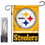 WinCraft Steelers Gold Garden Flag and Stand Pole Holder Mount - Sports Collectibles, Sports Memorabilia, Sports Fan Shop, Sports Gifts