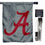 College Flags & Banners Co. Crimson Tide Double Logo Gray Banner Flag with Pole Set - Sports Collectibles, Sports Memorabilia, Sports Fan Shop, Sports Gifts