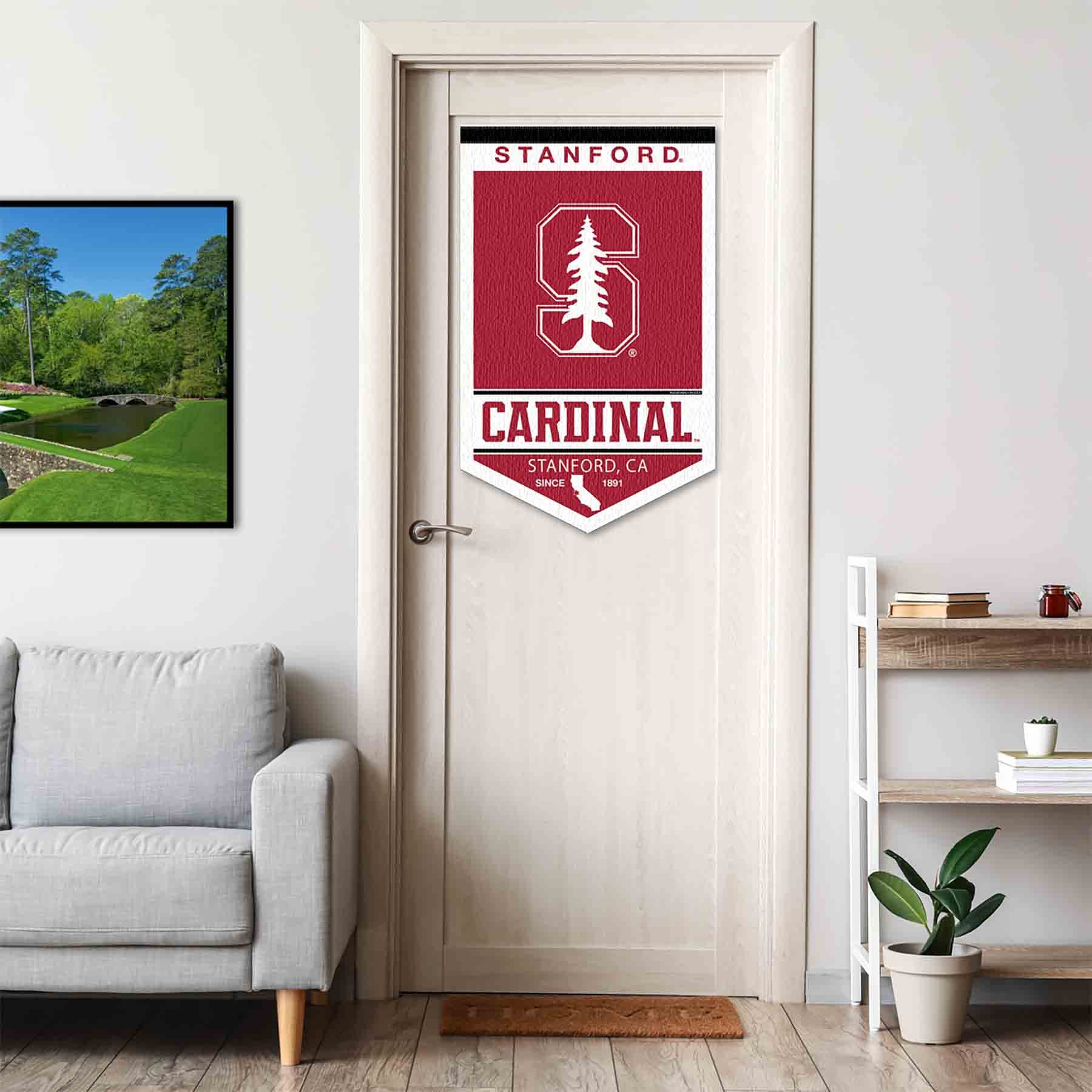 College Flags & Banners Co. Stanford Cardinal Heritage History Banner Pennant - Sports Collectibles, Sports Memorabilia, Sports Fan Shop, Sports Gifts