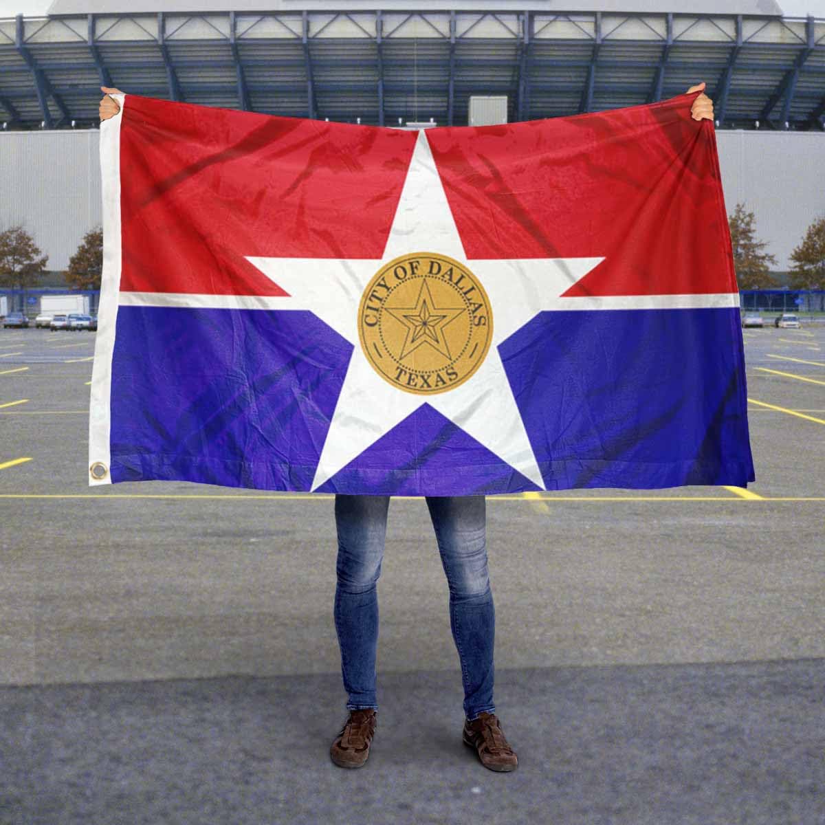 Sports Flags Pennants Company City of Dallas Flag 3x5 Foot Banner - Sports Collectibles, Sports Memorabilia, Sports Fan Shop, Sports Gifts