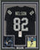 Framed Autographed/Signed Jordy Nelson 35x39 Oakland Black Football Jersey JSA COA