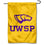 College Flags & Banners Co. UW Stevens Point Pointers Logo Garden Flag and USA Flag Stand Pole Holder Set - Sports Collectibles, Sports Memorabilia, Sports Fan Shop, Sports Gifts