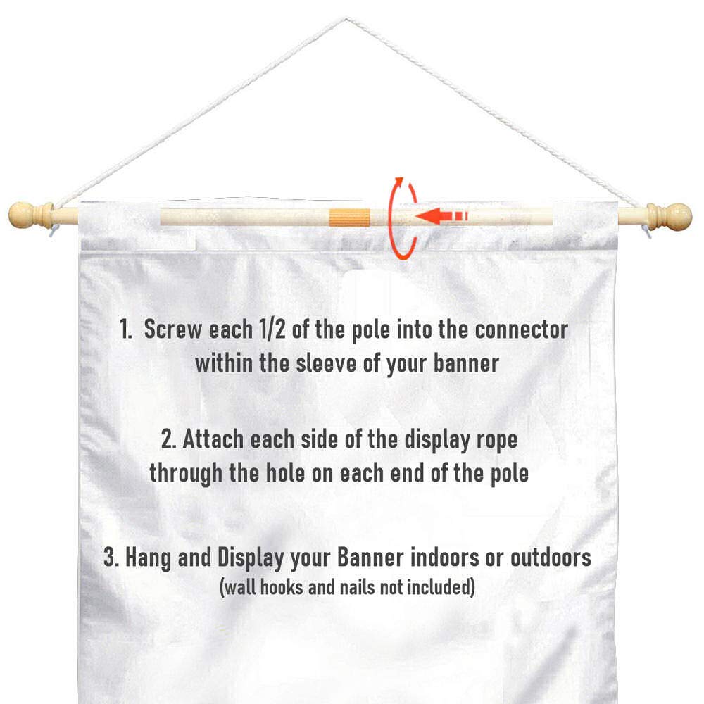 College Flags & Banners Co. Dartmouth Big Green Banner with Hanging Pole - Sports Collectibles, Sports Memorabilia, Sports Fan Shop, Sports Gifts