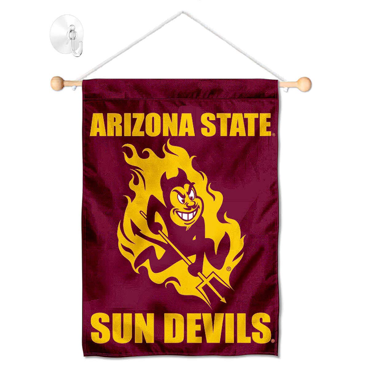 Arizona State Sun Devils Banner for Windows Doors and Walls - Sports Collectibles, Sports Memorabilia, Sports Fan Shop, Sports Gifts