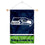 Seattle Seahawks Banner Window Wall Hanging Flag with Suction Cup - Sports Collectibles, Sports Memorabilia, Sports Fan Shop, Sports Gifts