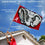 College Flags & Banners Co. Alabama Crimson Tide Head Flag with Pole and Bracket Kit - Sports Collectibles, Sports Memorabilia, Sports Fan Shop, Sports Gifts