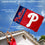 WinCraft Philadelphia Phillies Flag Pole and Bracket Set - Sports Collectibles, Sports Memorabilia, Sports Fan Shop, Sports Gifts