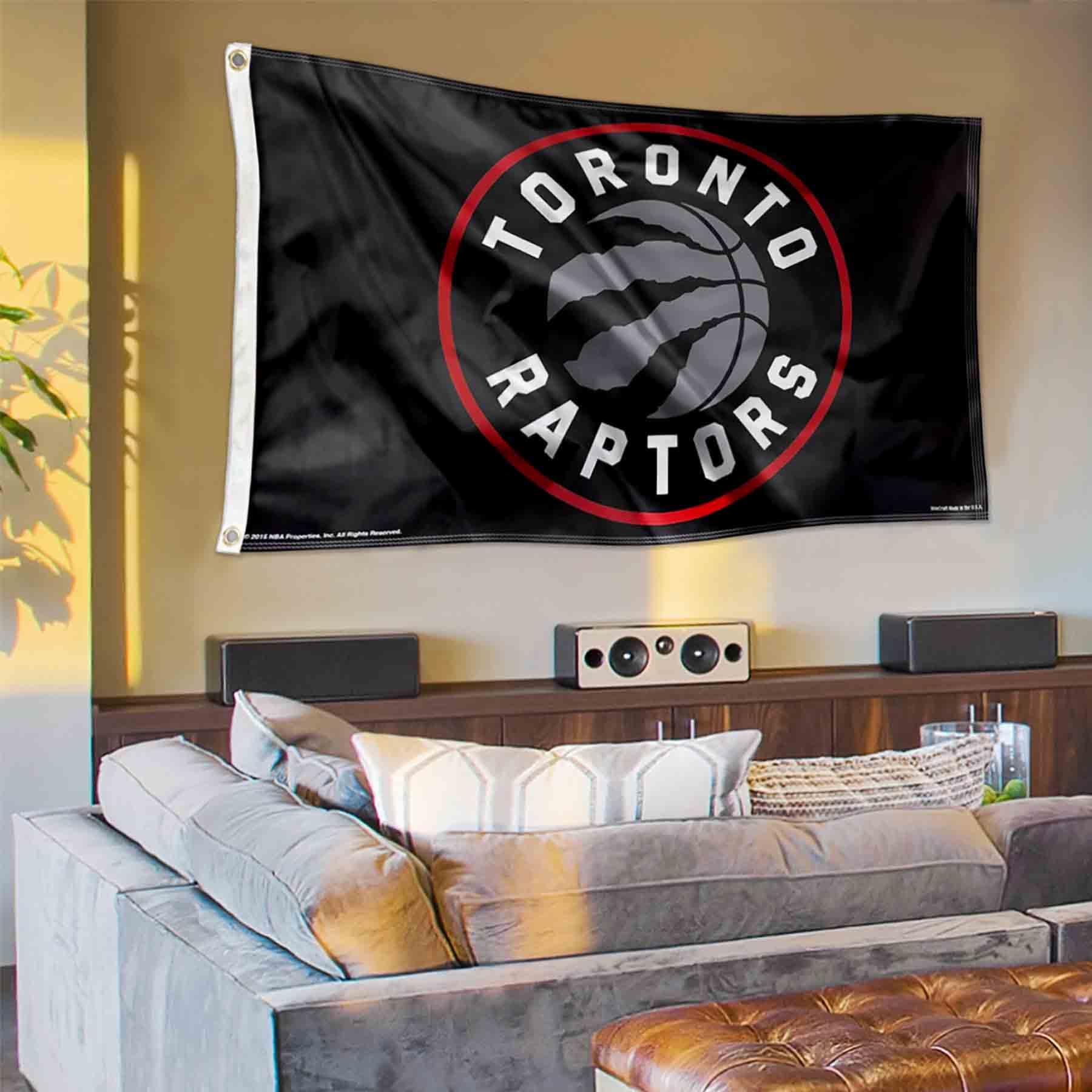 WinCraft Toronto Raptors Vintage Throwback Championship Banner Flag - Sports Collectibles, Sports Memorabilia, Sports Fan Shop, Sports Gifts