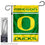 College Flags & Banners Co. Ducks Garden Banner Flag with Flag Pole Stand Set - Sports Collectibles, Sports Memorabilia, Sports Fan Shop, Sports Gifts