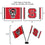 North Carolina State Wolfpack Desk and Table Top Flags - Sports Collectibles, Sports Memorabilia, Sports Fan Shop, Sports Gifts