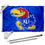 College Flags & Banners Co. Kansas Jayhawks Flag with Pole and Bracket Complete Set - Sports Collectibles, Sports Memorabilia, Sports Fan Shop, Sports Gifts