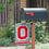Ohio State Buckeyes Yard Flag and Mailbox Post Pole Mount Holder Set - Sports Collectibles, Sports Memorabilia, Sports Fan Shop, Sports Gifts