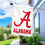 College Flags & Banners Co. Alabama Crimson Tide Outdoor Flag with Flag Pole Set - Sports Collectibles, Sports Memorabilia, Sports Fan Shop, Sports Gifts