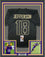 Framed Autographed/Signed Justin Jefferson 35x39 Minnesota Blackout Football Jersey JSA COA