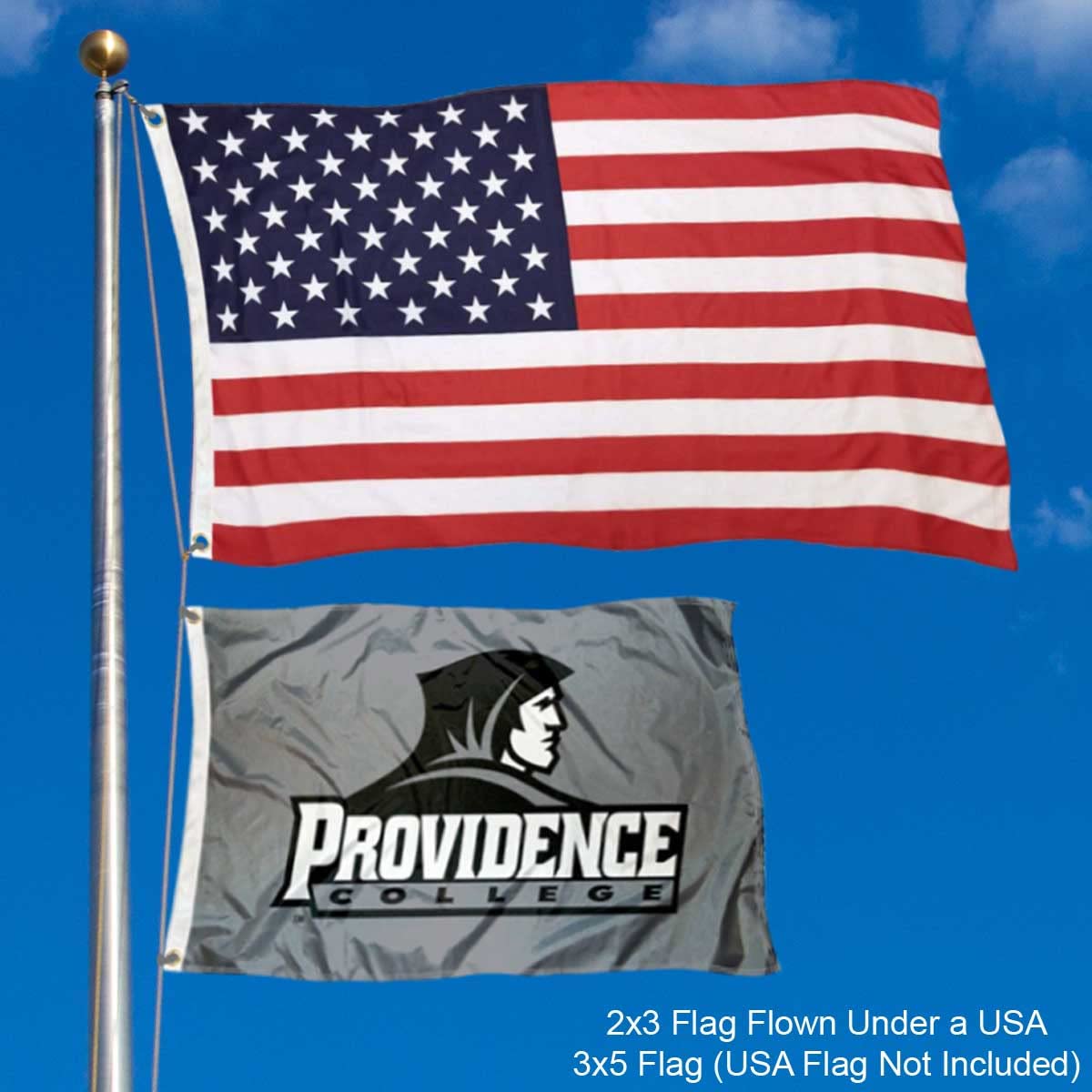 College Flags & Banners Co. Providence Friars 2x3 Foot Flag - Sports Collectibles, Sports Memorabilia, Sports Fan Shop, Sports Gifts
