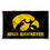College Flags & Banners Co. Iowa Hawkeyes Black University Large College Flag - Sports Collectibles, Sports Memorabilia, Sports Fan Shop, Sports Gifts