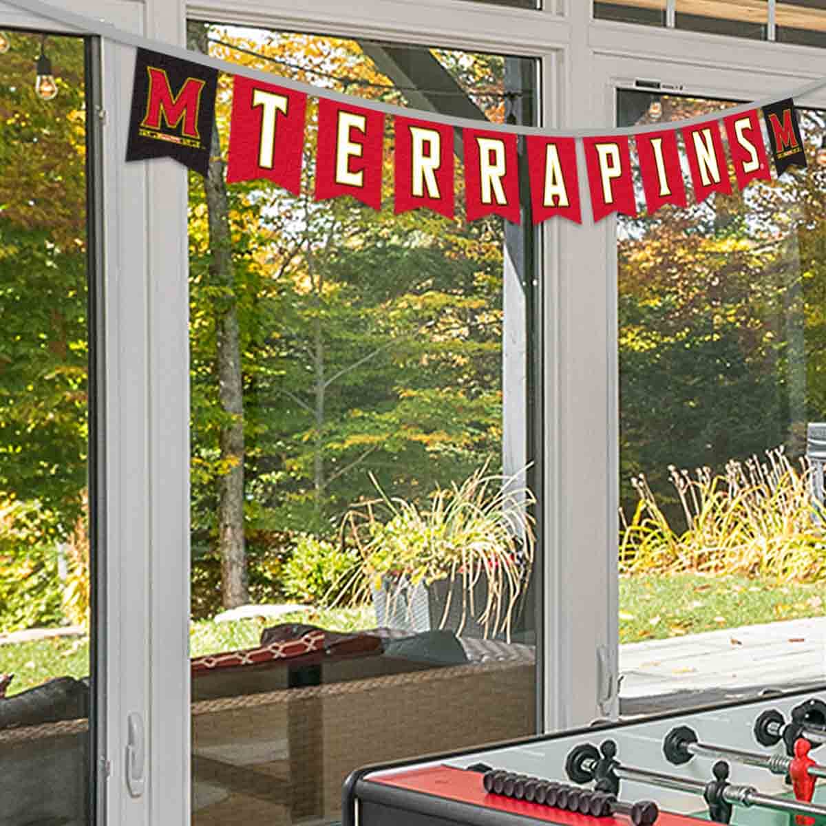 Maryland Terrapins Banner String Pennant Flags - Sports Collectibles, Sports Memorabilia, Sports Fan Shop, Sports Gifts