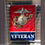 WinCraft US Marines Veteran Garden Flag - Sports Collectibles, Sports Memorabilia, Sports Fan Shop, Sports Gifts