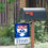 Penn Quakers Shield Garden Flag and Mailbox Post Pole Mount Holder Set - Sports Collectibles, Sports Memorabilia, Sports Fan Shop, Sports Gifts