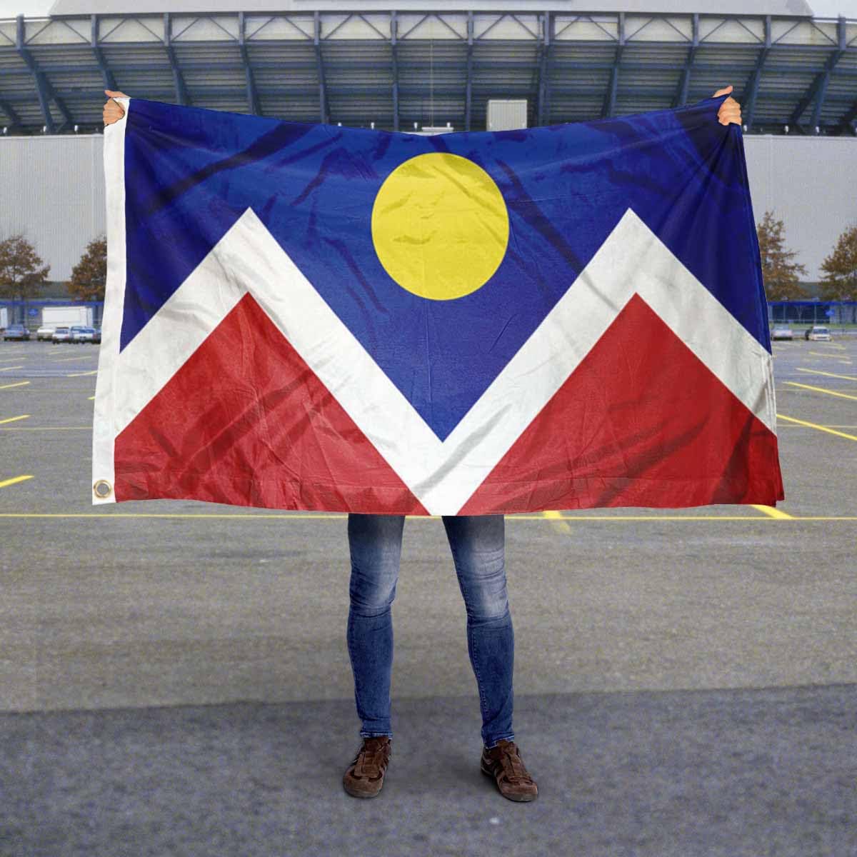 Sports Flags Pennants Company City of Denver Flag 3x5 Foot Banner - Sports Collectibles, Sports Memorabilia, Sports Fan Shop, Sports Gifts