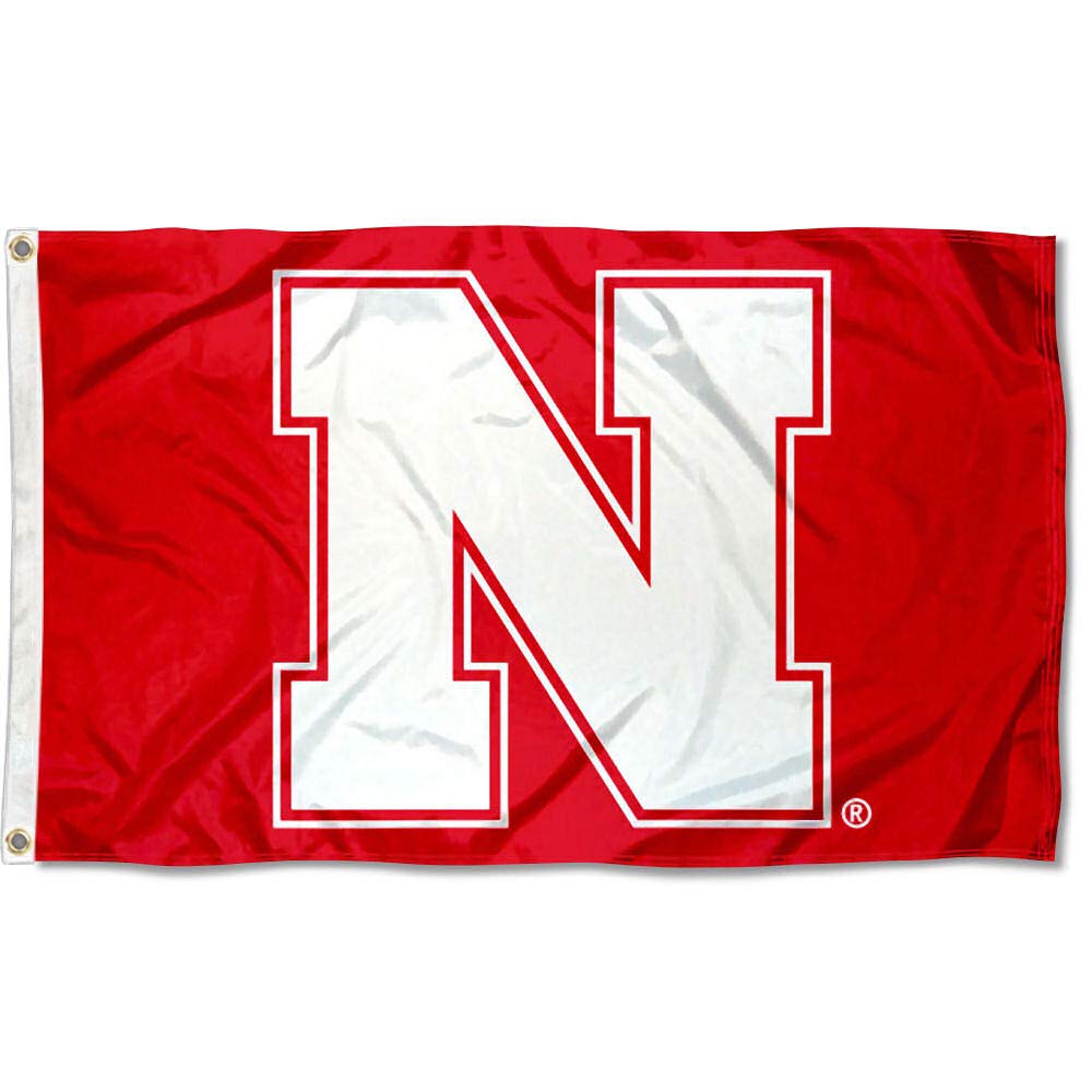 College Flags & Banners Co. Nebraska Cornhuskers N Logo Flag - Sports Collectibles, Sports Memorabilia, Sports Fan Shop, Sports Gifts