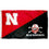College Flags & Banners Co. Nebraska Cornhuskers Divided Blackshirts and USA Flag 3x5 Set - Sports Collectibles, Sports Memorabilia, Sports Fan Shop, Sports Gifts