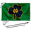 College Flags & Banners Co. Irish Shamrock Flag with Pole and Bracket Mount Kit - Sports Collectibles, Sports Memorabilia, Sports Fan Shop, Sports Gifts