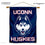Connecticut Huskies House Flag and Wood Banner Pole Set - Sports Collectibles, Sports Memorabilia, Sports Fan Shop, Sports Gifts