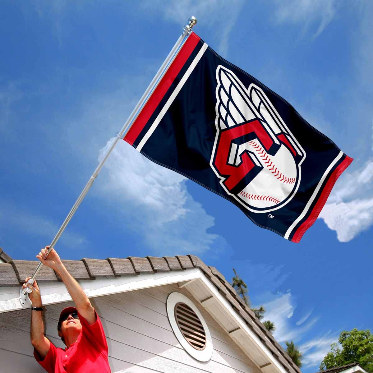 Guardians Winged G and Ball 3x5 Foot Grommet Flag - Sports Collectibles, Sports Memorabilia, Sports Fan Shop, Sports Gifts