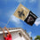 Saints and Falcons House Divided Flag Rivalry Banner - Sports Collectibles, Sports Memorabilia, Sports Fan Shop, Sports Gifts