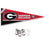 College Flags & Banners Co. Georgia Bulldogs Pennant Flag and Wall Tack Mount Pads - Sports Collectibles, Sports Memorabilia, Sports Fan Shop, Sports Gifts