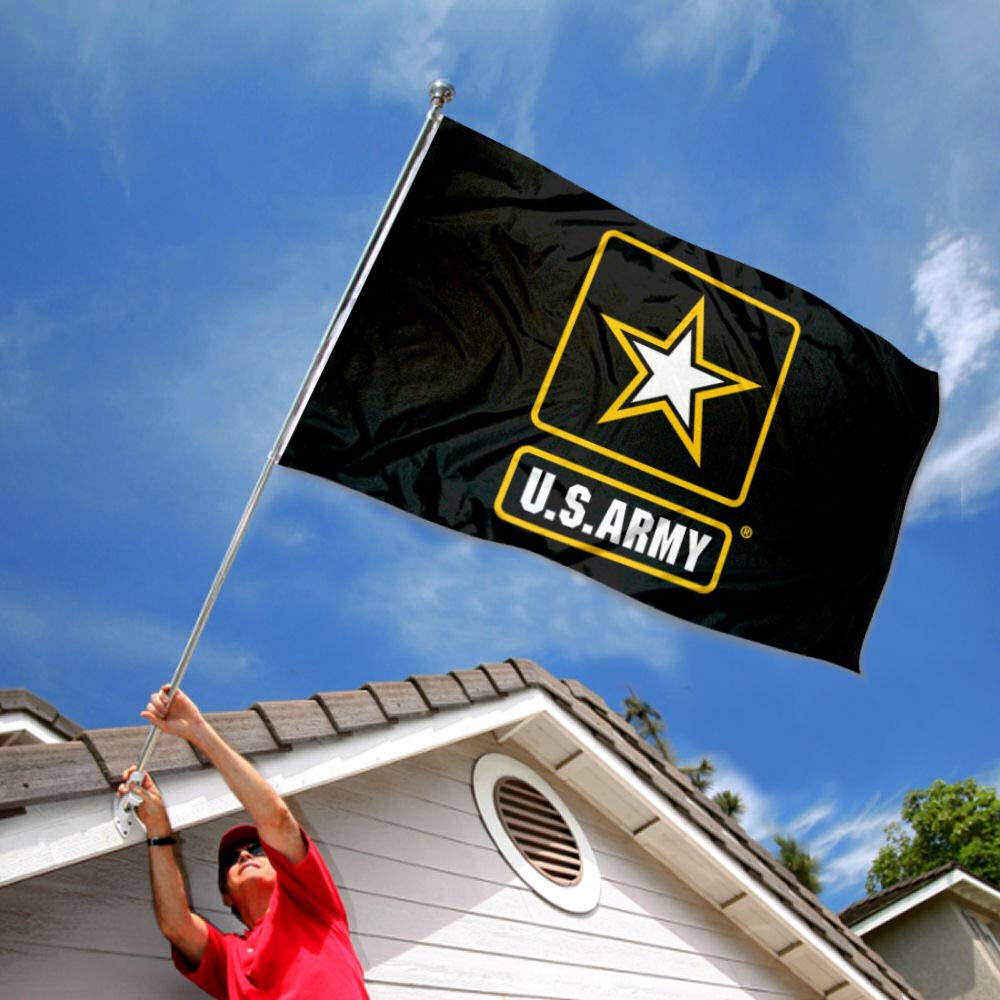 College Flags & Banners Co. United States Army Star Logo Mark Flag - Sports Collectibles, Sports Memorabilia, Sports Fan Shop, Sports Gifts