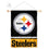 Pittsburgh Steelers Banner Window Wall Hanging Flag with Suction Cup - Sports Collectibles, Sports Memorabilia, Sports Fan Shop, Sports Gifts
