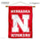 College Flags & Banners Co. Nebraska Huskers New Logo Red House Flag and Wood Banner Pole Set - Sports Collectibles, Sports Memorabilia, Sports Fan Shop, Sports Gifts