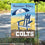 WinCraft Indianapolis Colts Summer Decorative Seasonal Garden Flag Double Sided Banner - Sports Collectibles, Sports Memorabilia, Sports Fan Shop, Sports Gifts