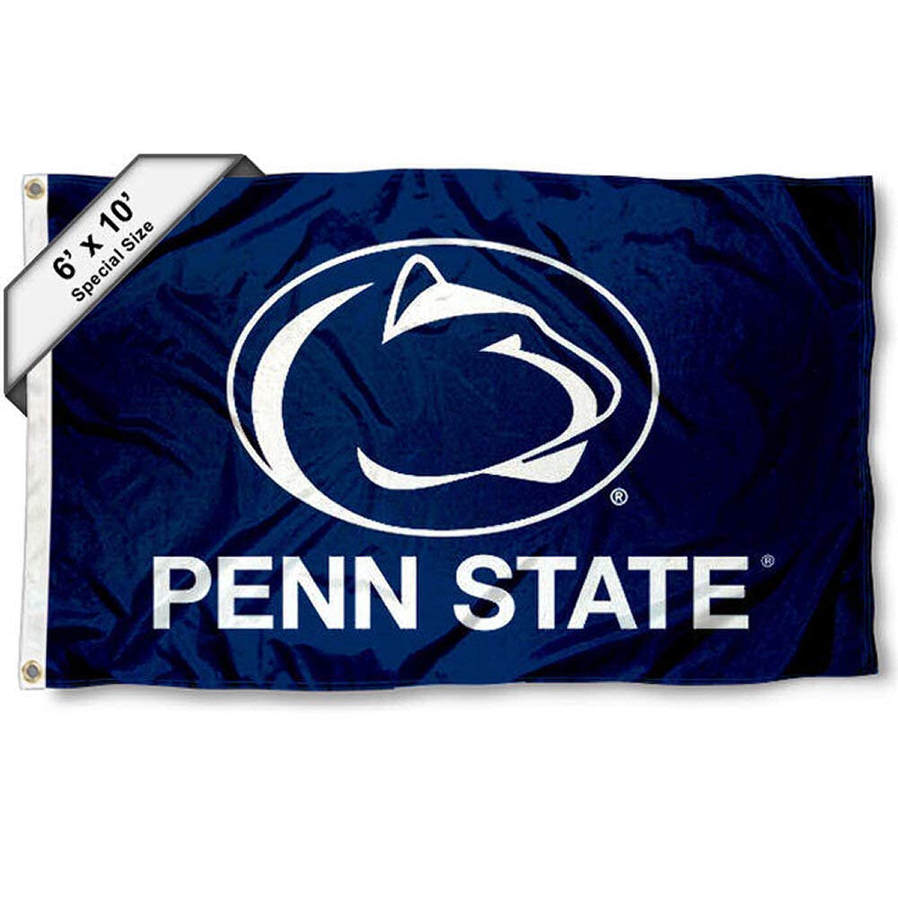College Flags & Banners Co. Penn State Nittany Lions 6x10 Feet Flag - Sports Collectibles, Sports Memorabilia, Sports Fan Shop, Sports Gifts