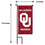 College Flags & Banners Co. Oklahoma Sooners Mini Garden and Flower Pot Flag Topper - Sports Collectibles, Sports Memorabilia, Sports Fan Shop, Sports Gifts