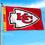 WinCraft Kansas City Chiefs Printed Header 3x5 Foot Banner Flag - Sports Collectibles, Sports Memorabilia, Sports Fan Shop, Sports Gifts