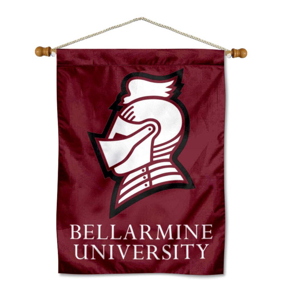 Bellarmine BU Knights House Flag and Wood Banner Pole Set - Sports Collectibles, Sports Memorabilia, Sports Fan Shop, Sports Gifts