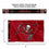 WinCraft Tampa Bay Buccaneers Printed Header 3x5 Foot Banner Flag - Sports Collectibles, Sports Memorabilia, Sports Fan Shop, Sports Gifts