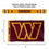 WinCraft Washington Commanders Printed Header 3x5 Foot Banner Flag - Sports Collectibles, Sports Memorabilia, Sports Fan Shop, Sports Gifts