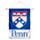College Flags & Banners Co. Penn Quakers Window Wall Banner Hanging Flag with Suction Cup - Sports Collectibles, Sports Memorabilia, Sports Fan Shop, Sports Gifts