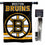 WinCraft Bruins Banner House Flag and 5 Foot Flagpole Set - Sports Collectibles, Sports Memorabilia, Sports Fan Shop, Sports Gifts