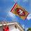 San Francisco 49ers Gold Banner and Tapestry Wall Tack Pads - Sports Collectibles, Sports Memorabilia, Sports Fan Shop, Sports Gifts