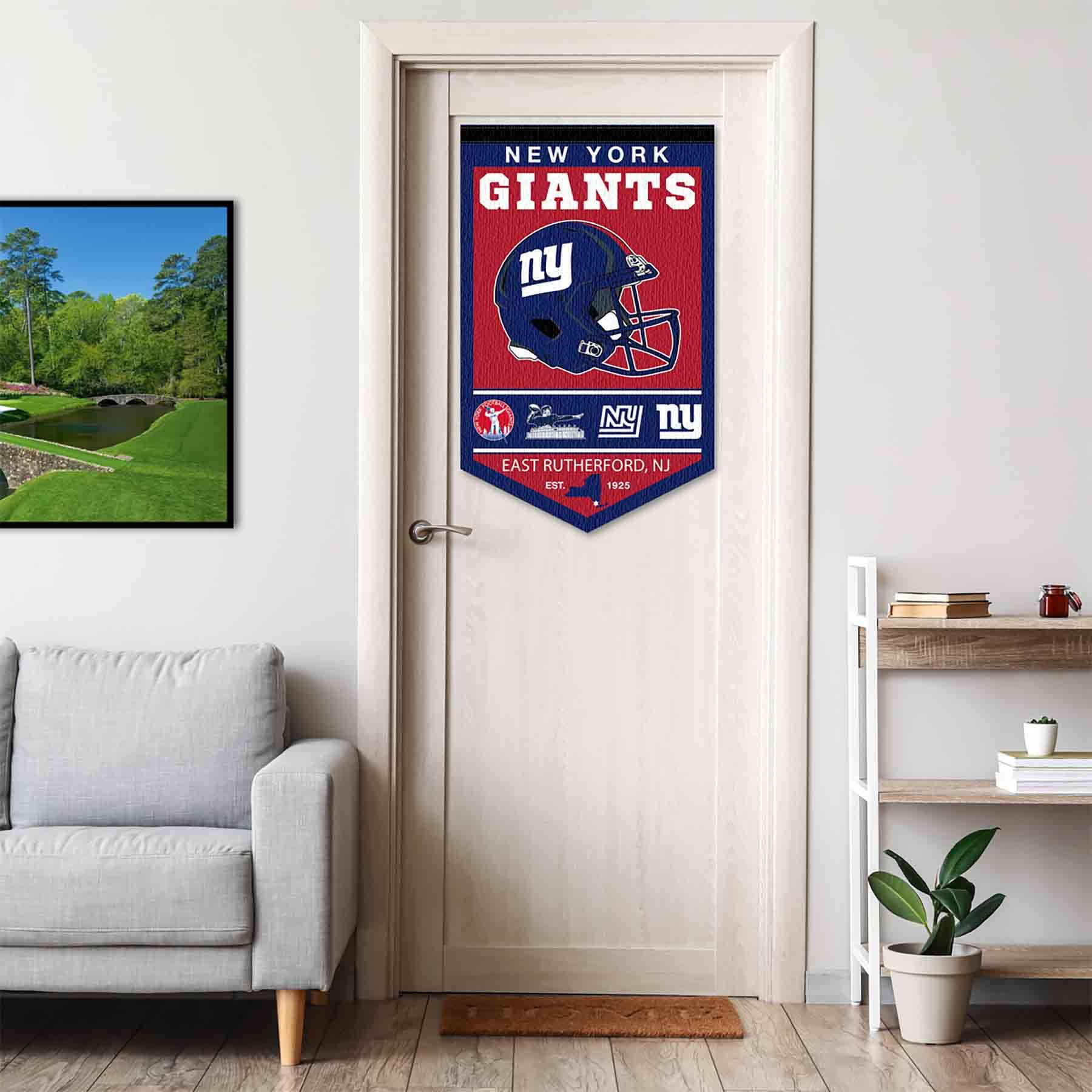WinCraft New York Giants Heritage History Banner Pennant - Sports Collectibles, Sports Memorabilia, Sports Fan Shop, Sports Gifts