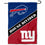 WinCraft House Divided Bills and Giants Double Sided Garden Flag - Sports Collectibles, Sports Memorabilia, Sports Fan Shop, Sports Gifts