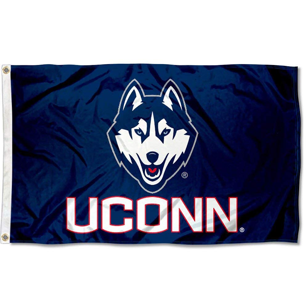 College Flags & Banners Co. UCONN Huskies and USA Flag 3x5 Set - Sports Collectibles, Sports Memorabilia, Sports Fan Shop, Sports Gifts