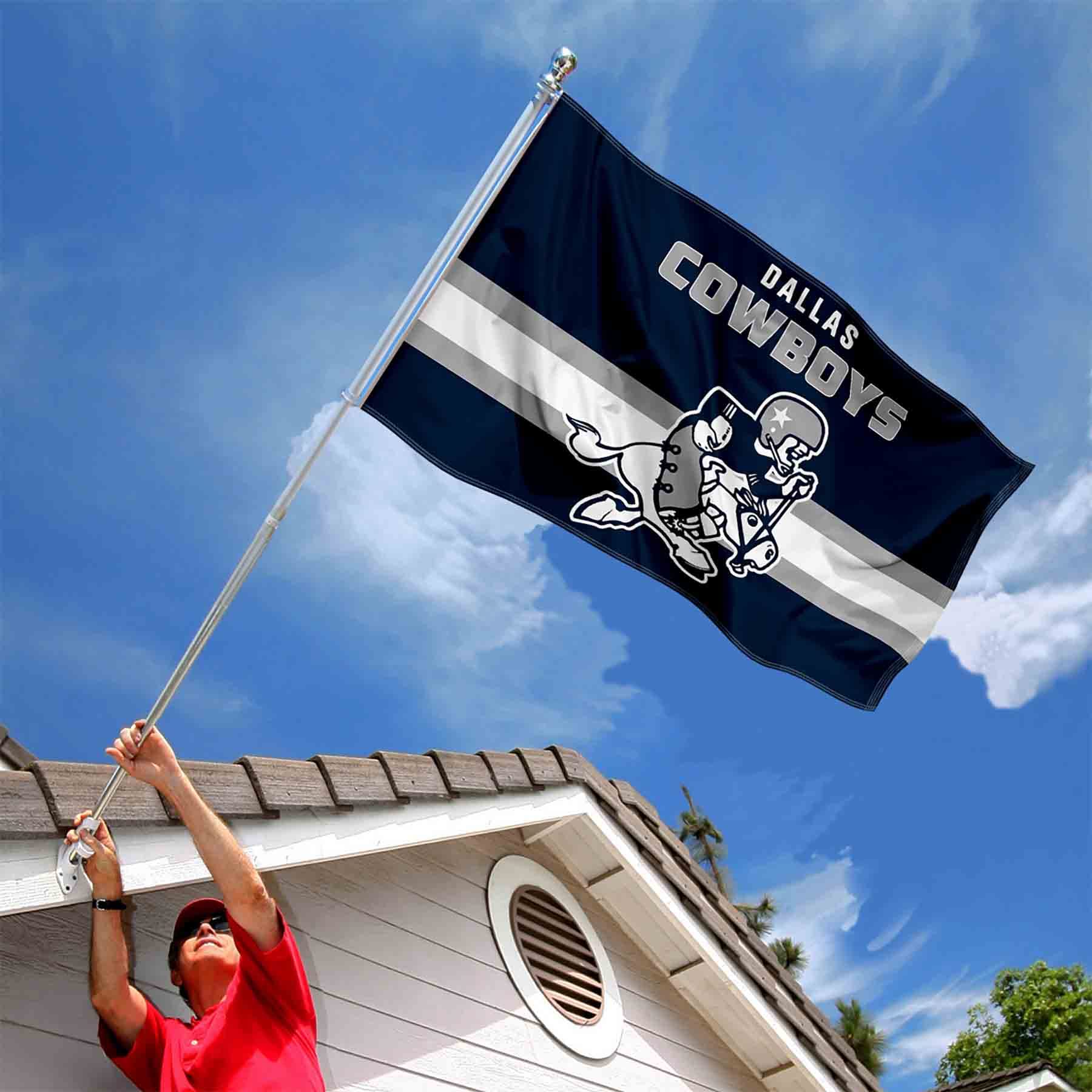 Dallas Cowboys Throwback Retro Vintage Banner and Tapestry Wall Tack Pads - Sports Collectibles, Sports Memorabilia, Sports Fan Shop, Sports Gifts
